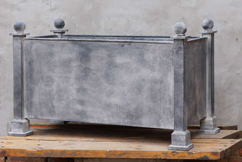 Galvanised planters  Zinc garden pots - Image 9