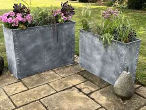 New planter - water butt , restaurant / patio divider