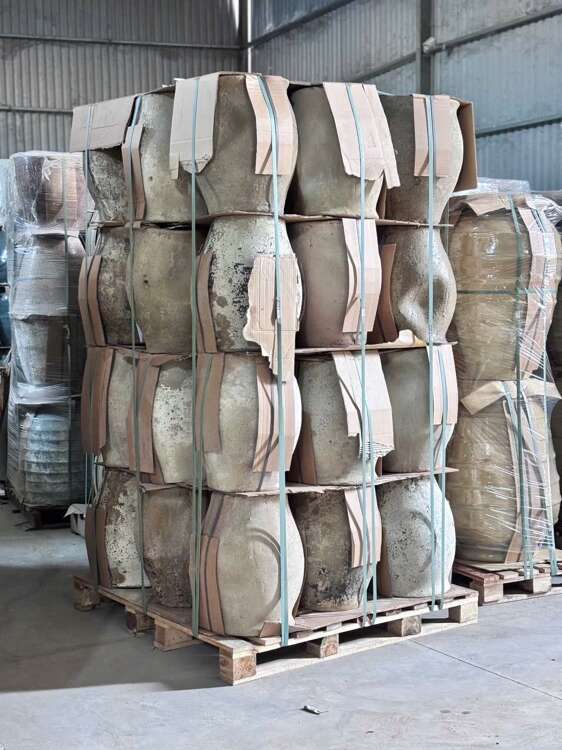 New pots arriving soon  Aged and distressed terracotta pots