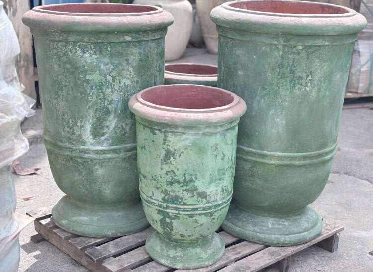 New pots arriving soon  Aged and distressed terracotta pots - Image 5