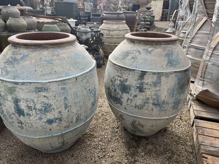 Olive jars in stock