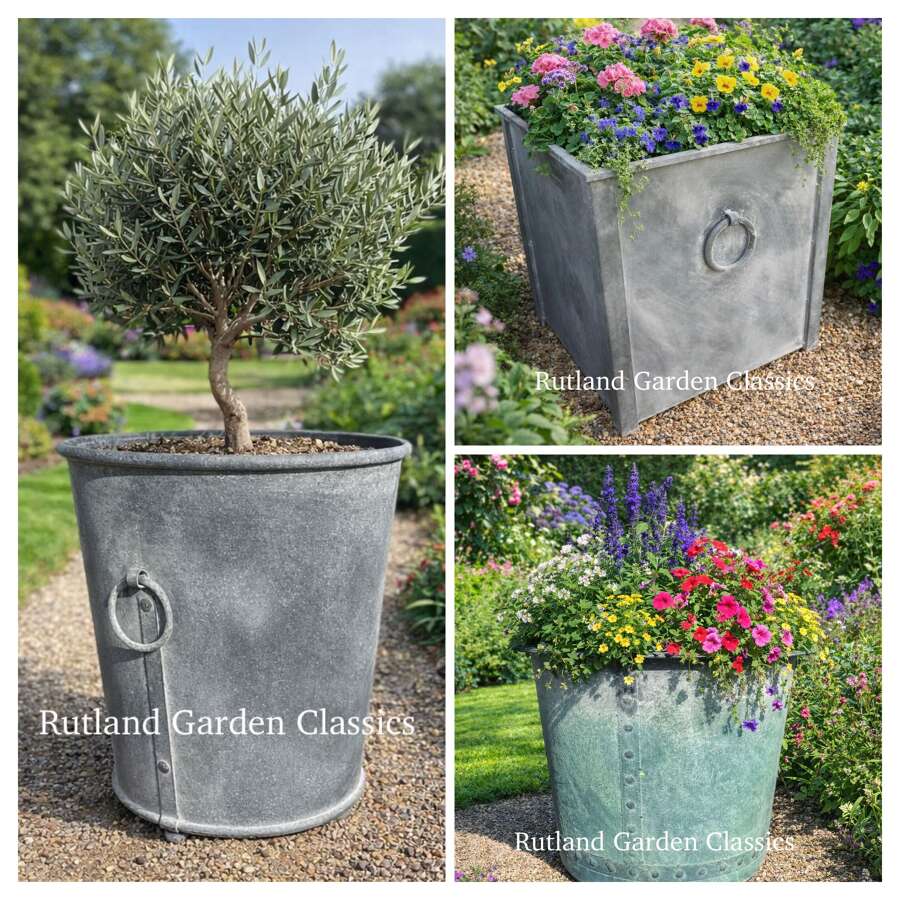 Galvanised Planters & Troughs