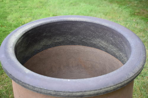 Ellipse ceramic pot by Philip Simmonds 120 cm