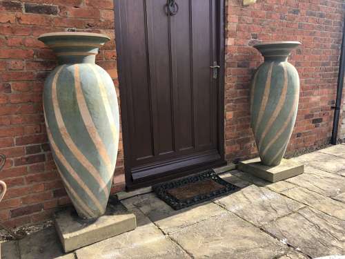 Pair of Philip Simmonds pots - 