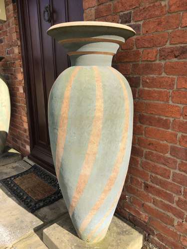 Pair of Philip Simmonds pots -
