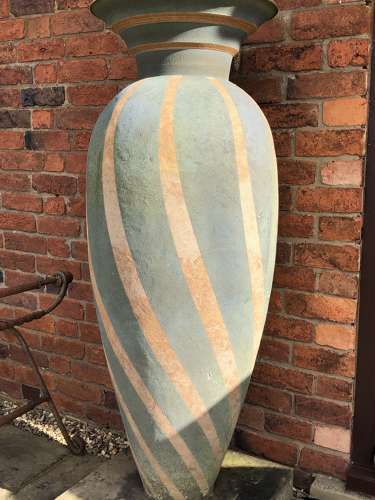 Pair of Philip Simmonds pots -