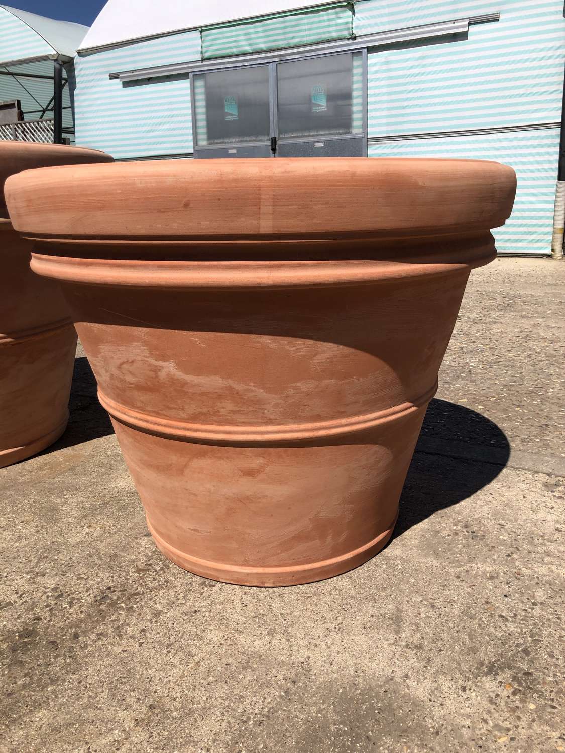 Large Tuscan terracotta pots 90 cm dia - Terracotta pots