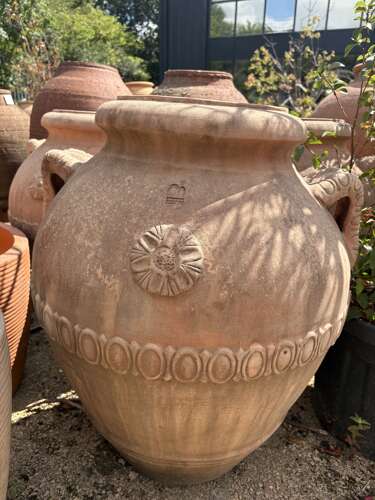 Italian Terracotta - Etruscan Jar - Tuscan Pottery 75 cm tall
