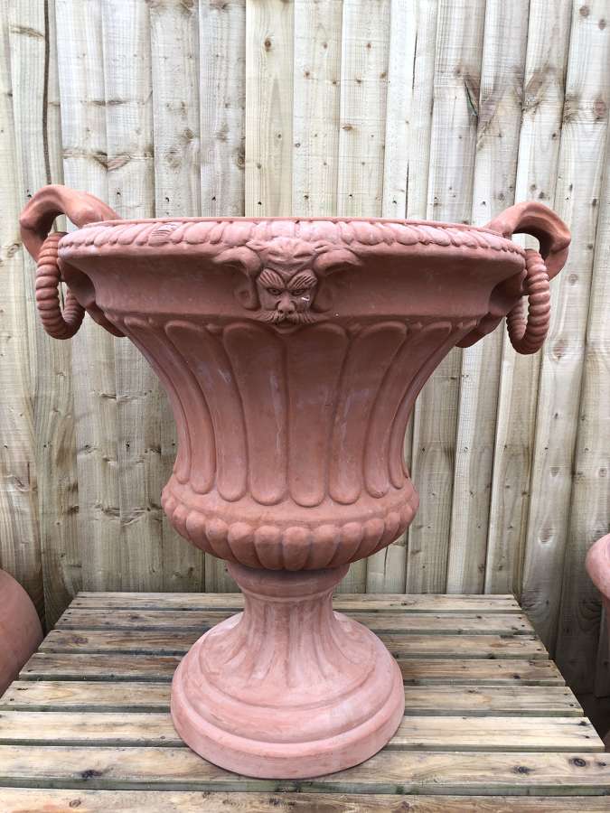 Terracotta Ring Urn - Italian Urn 85 cm tall