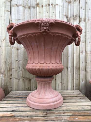 Terracotta Ring Urn - Italian Urn 85 cm tall