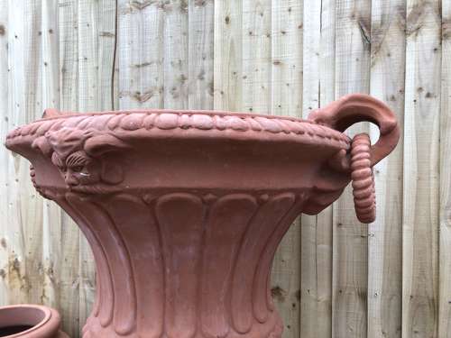 Terracotta Ring Urn - Italian Urn 85 cm tall