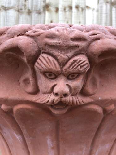 Terracotta Ring Urn - Italian Urn 85 cm tall