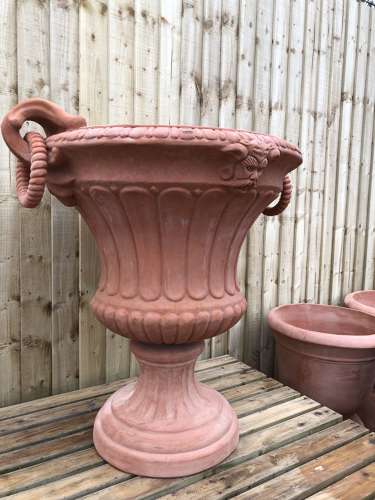 Terracotta Ring Urn - Italian Urn 85 cm tall