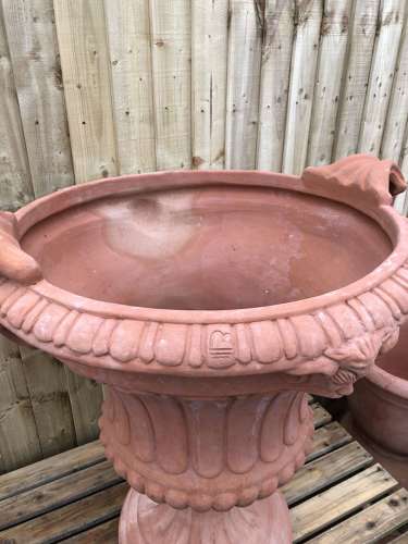 Terracotta Ring Urn - Italian Urn 85 cm tall