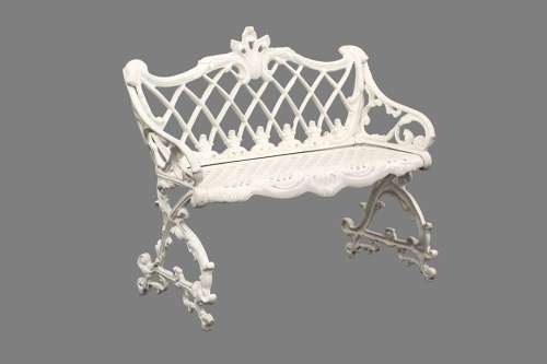 Cast iron Garden Bench - Ornate Metal Garden Bench