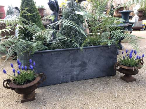 Galvanised Tank - Riveted Zinc Planter 100 cm