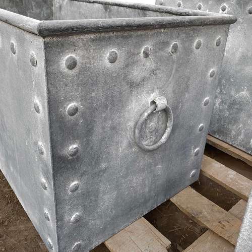 Galvanised Tank - Riveted Zinc Planter 100 cm