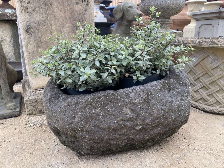 Rounded Stone Trough