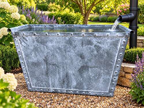 Large Galvanised Tanks - Water trough - Metal Garden Planters