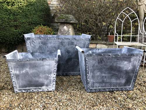 Large Galvanised Tanks - Water trough - Metal Garden Planters