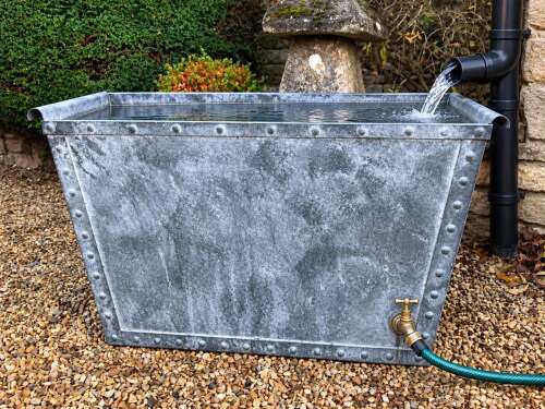 Large Galvanised Tanks - Water trough - Metal Garden Planters