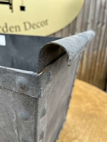 Small Galvanised Tanks - Metal Garden Planters - Galvanised Planter