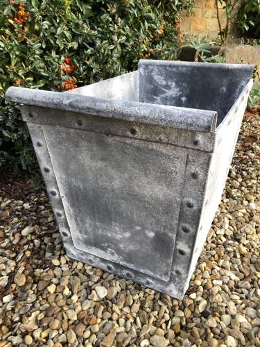 Small Galvanised Tanks - Metal Garden Planters - Galvanised Planter