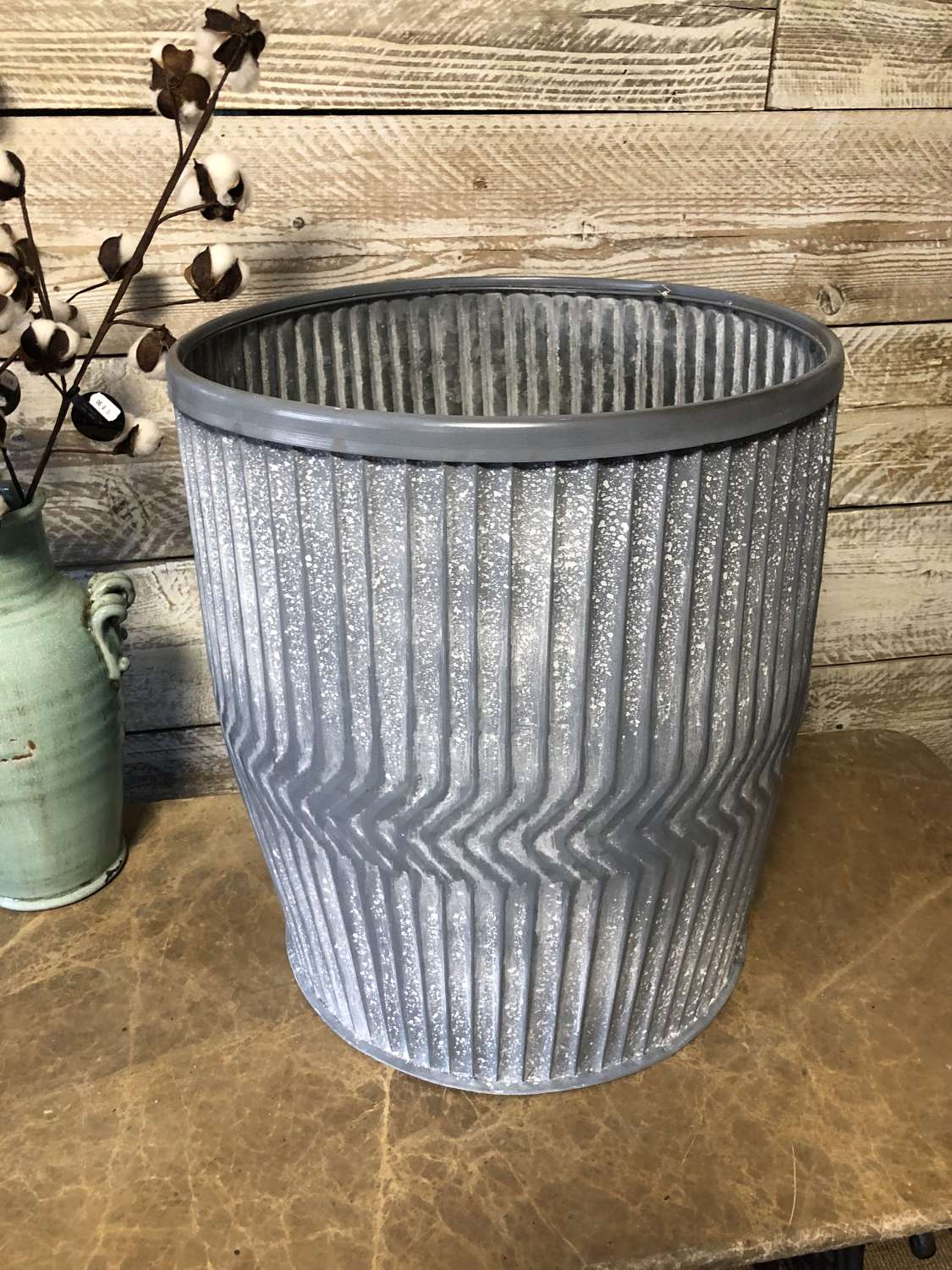 Dolly Tubs - Zinc planters 54 cm - galvanised pots
