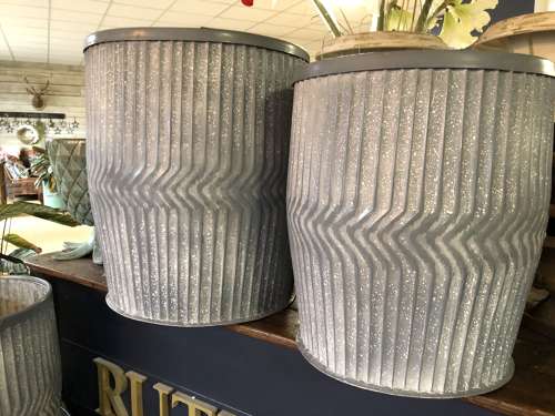Dolly Tubs Planters - Zinc Planters 48 cm