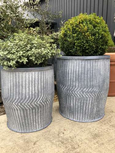 Dolly Tubs Planters - Zinc Planters 48 cm