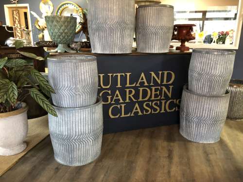 Dolly Tubs Planters - Zinc Planters 48 cm