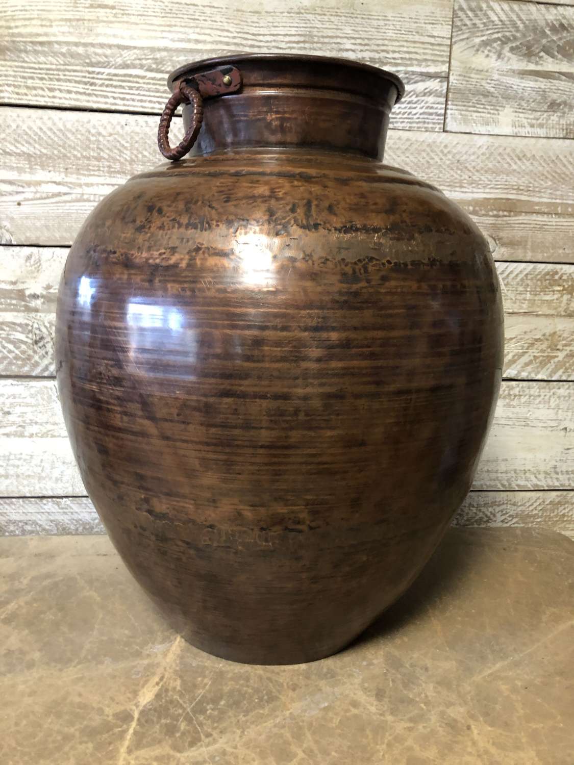 Twin Handled Ali Baba Copper Pot 64 cm - Copper decorative pots