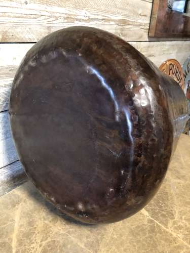 Brass Tower planter - Antique finish brass planter - copper planter