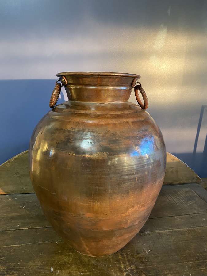 Small Copper Pot 50 cm - Copper Ali Baba Pot - Copper planter
