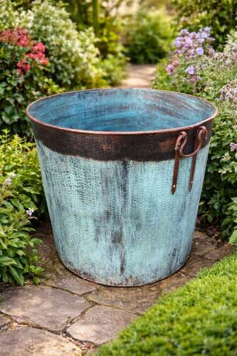 Large Copper Cauldron 81 cm - Copper Planter