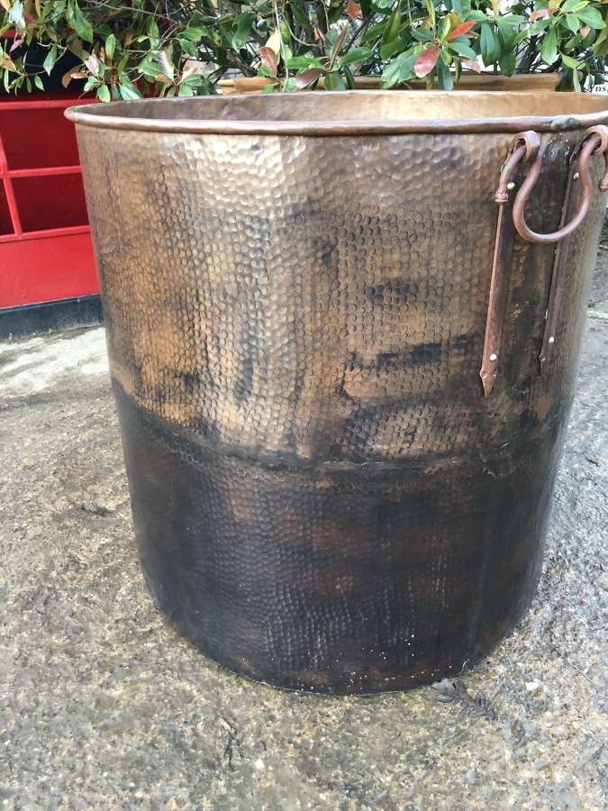 Large Copper Cauldron 81 cm - Copper pot/planter