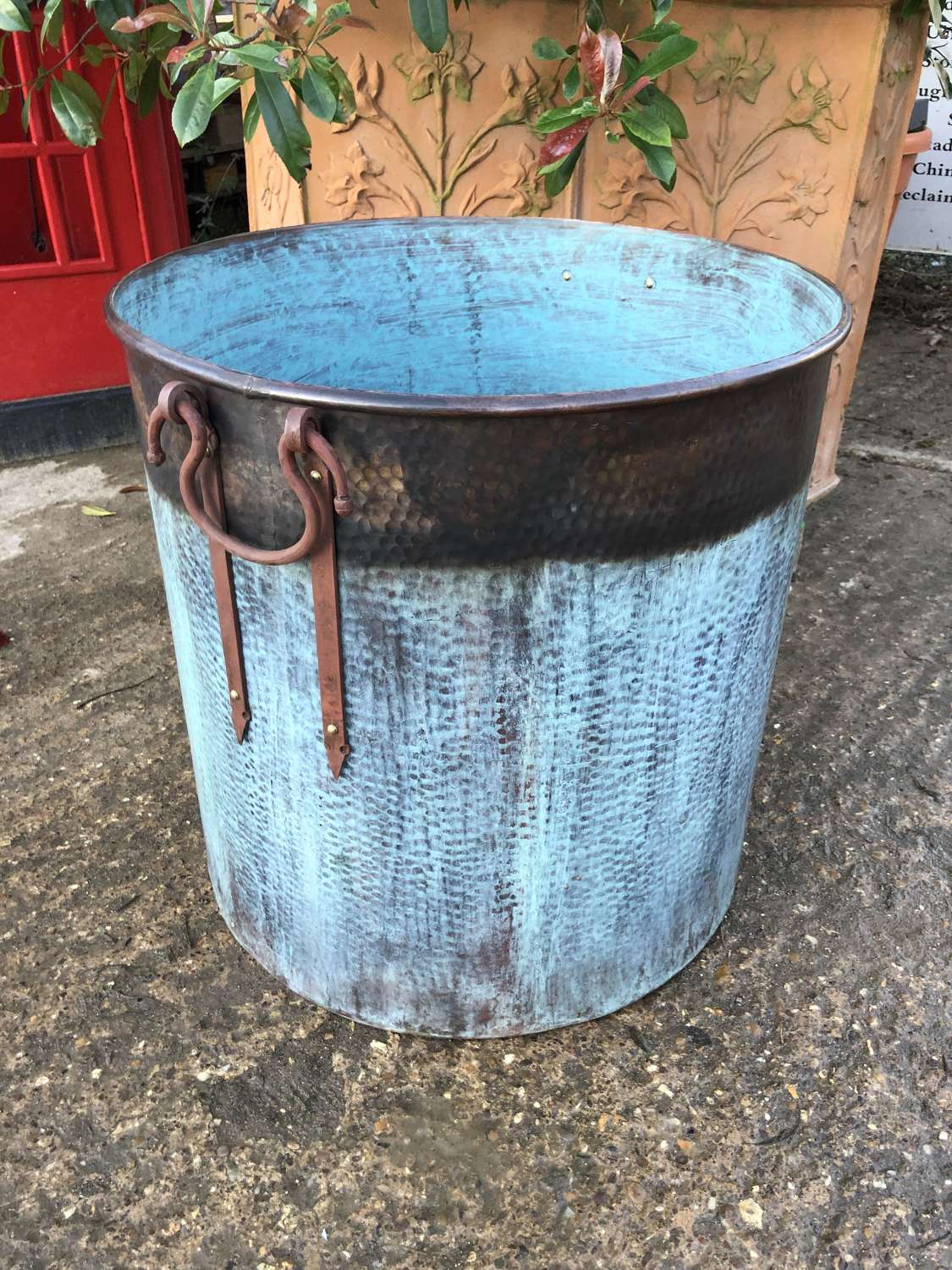 Copper Planters 61 cm - Copper cauldron