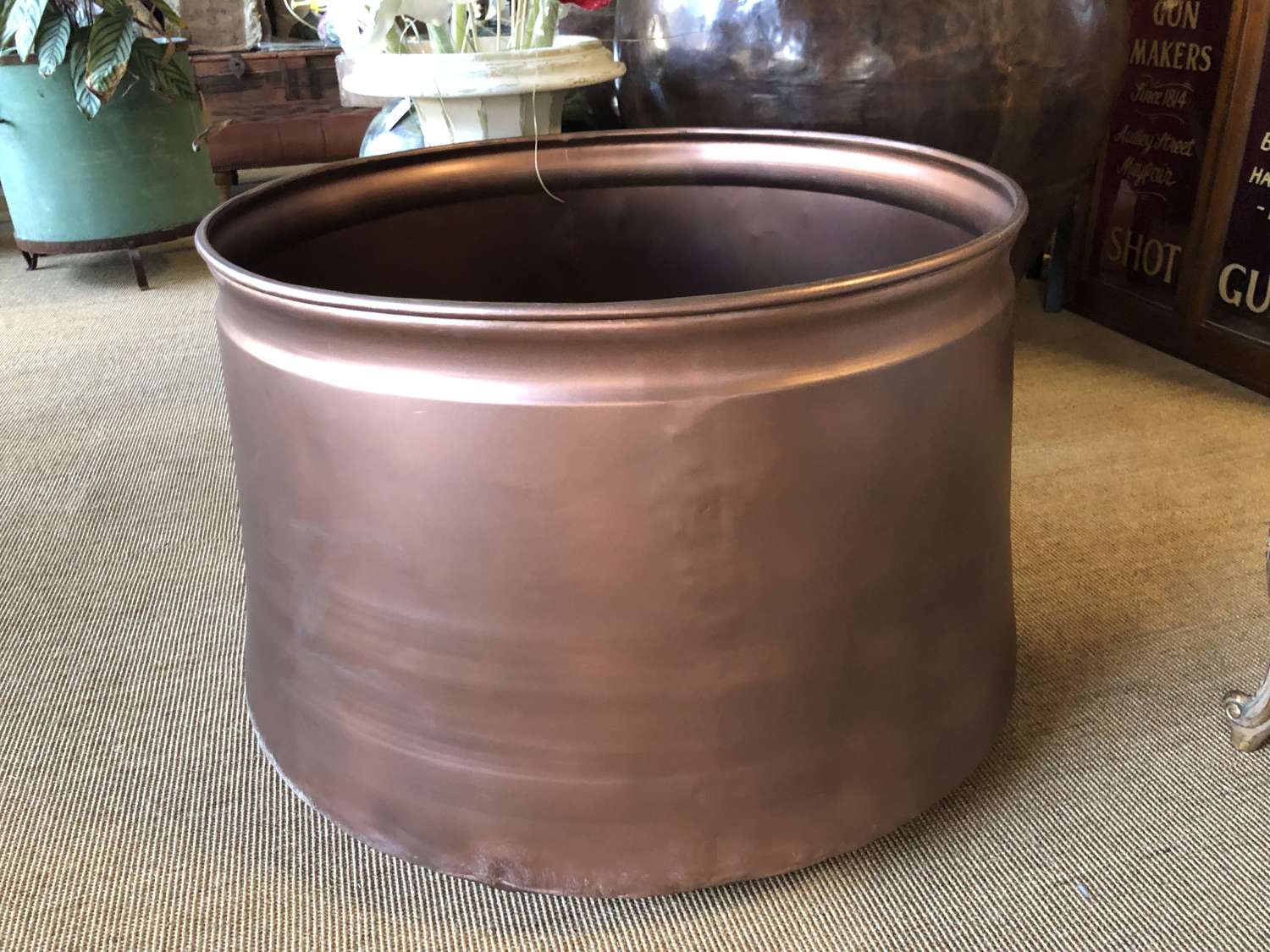 Extra Large Copper Cauldrons - Copper Garden Pots