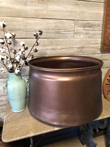 Large Copper cauldron - Copper Planter 79 cm dia