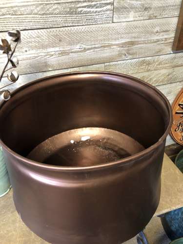 Large Copper cauldron - Copper Planter 79 cm dia