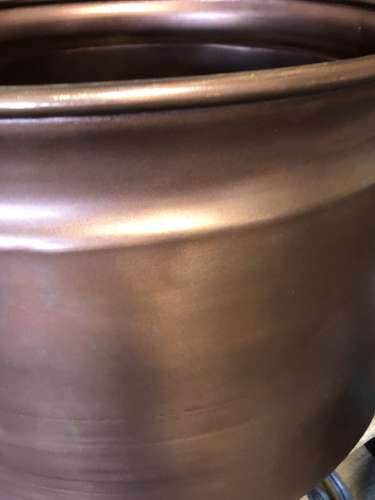 Copper Cauldron - Copper Garden Planter 64 cm dia - copper planter