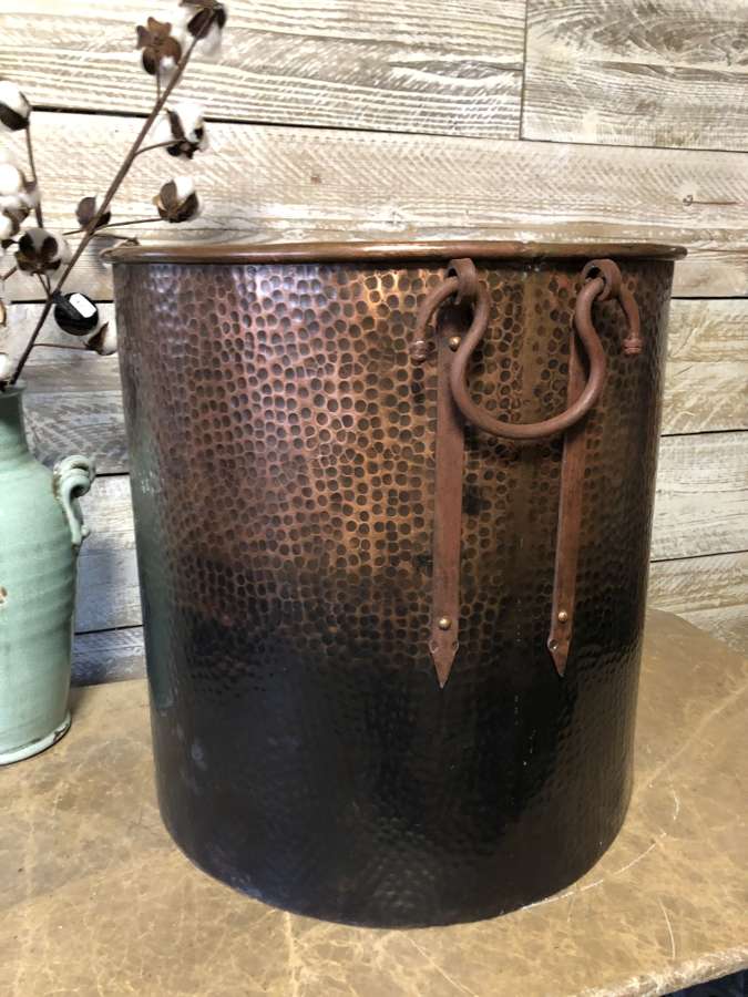 Copper cauldron - copper planter