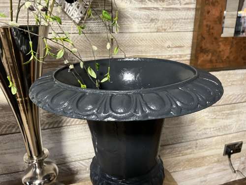Cast Iron Urns In Anthracite Grey - ral colour 7016