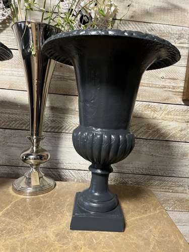 Cast Iron Urns In Anthracite Grey - ral colour 7016