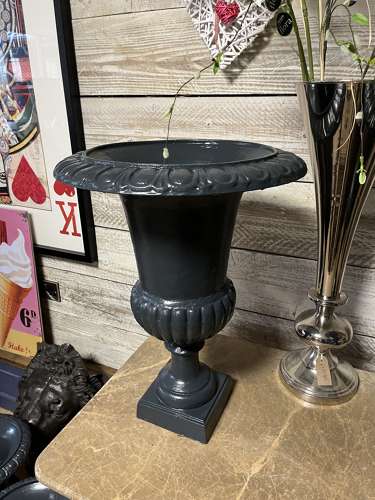 Cast Iron Urns In Anthracite Grey - ral colour 7016