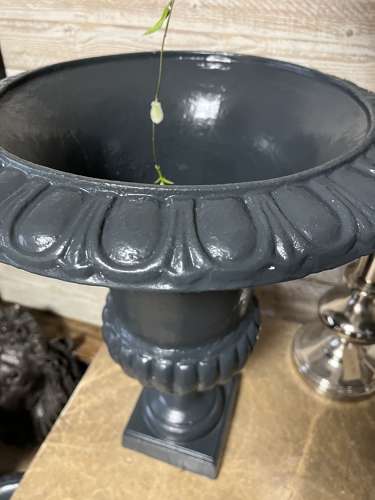 Cast Iron Urns In Anthracite Grey - ral colour 7016