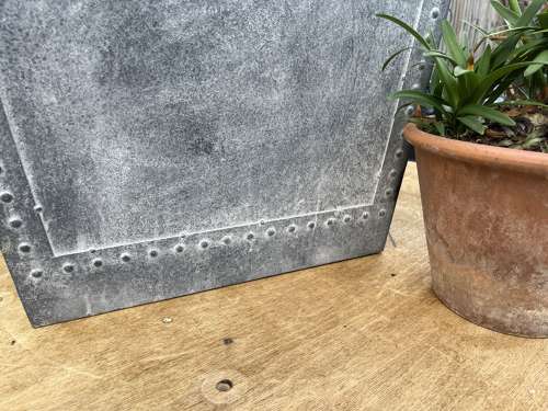 Galvanised Planter SPECIAL OFFER - Saxon Zinc Planter Medium 50cm