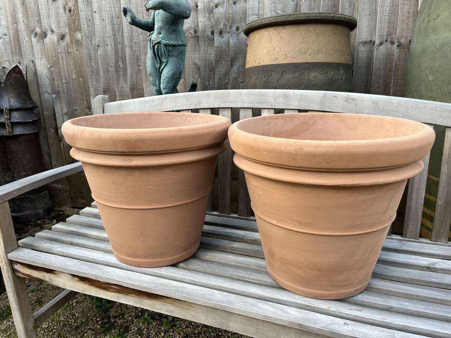 51 cm Dia Terracotta pots - Italian Terracotta Pots