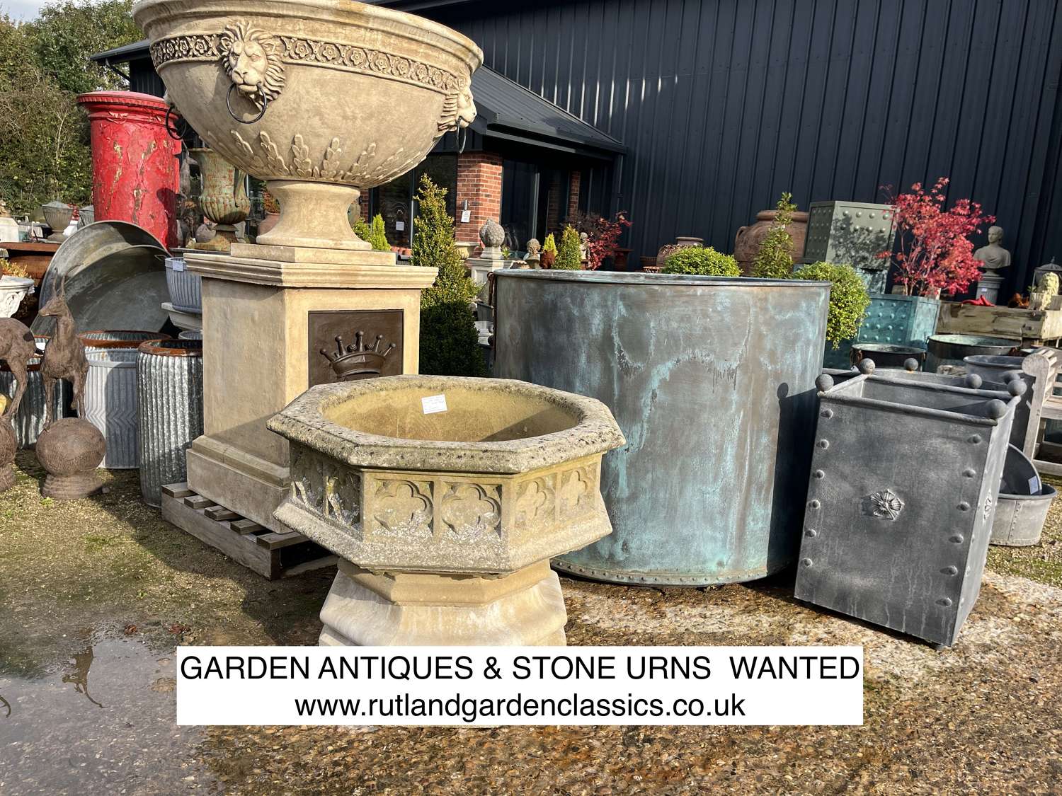 Stone Urns - Garden Antiques Wanted