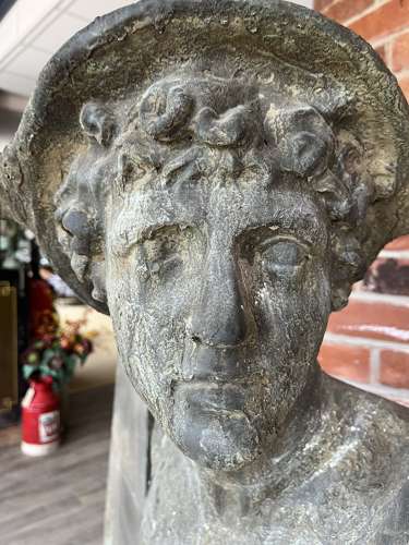 Large Mercury Bust - Greek God Hermes bust